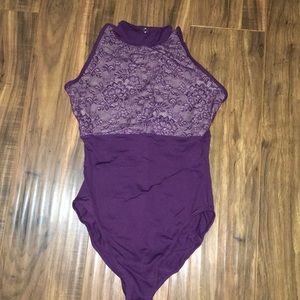 PURPLE BALLET LEOTARD